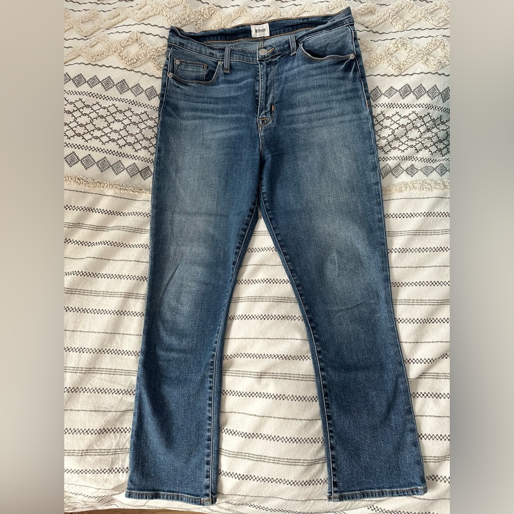 Hudson Womens  Bootcut Blue Jeans Size 30 RN 107906 CA# 00635